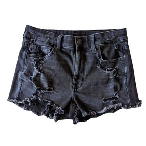 Aeropostale Vintage High‎ Rise Skinny Shorty Shorts.